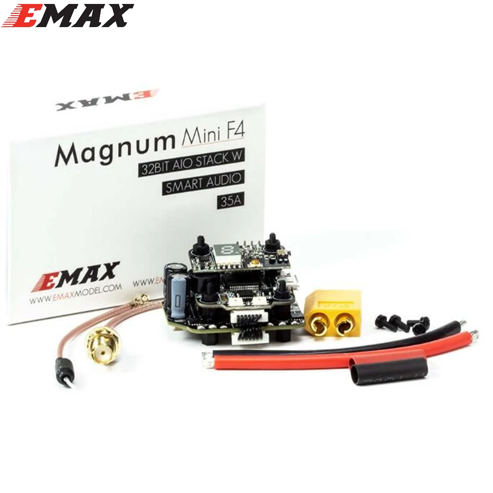 Emax Mini MAGNUM F4 Контроллер полета + MPU6000 6S BLHELI 32BIT 35amp способный ESC Датчик тока все в