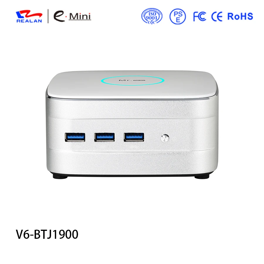 Мини компьютер 4 Гб ОЗУ 128 SSD микро ПК с поддержкой windows10 linux Android очень маленький