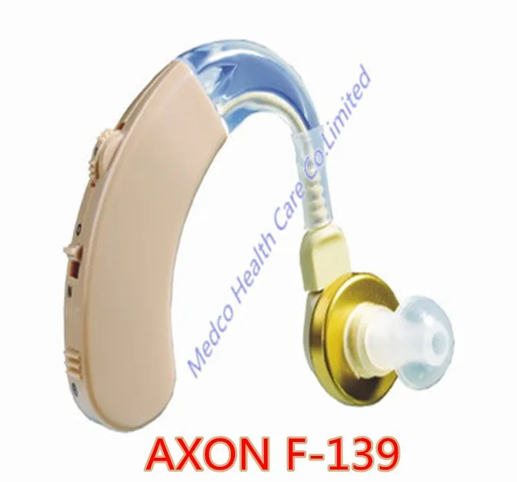 Партия из 2 предметов AXON F-139 BTE звуковой слуховой аппарат для усиления звука медицинские слуховой аппарат повышение слуховой аппарат