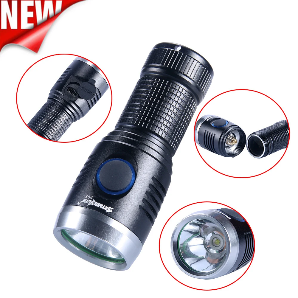 Мини usb светодиодный фонарик уличный перезаряжаемый свет для кемпинга