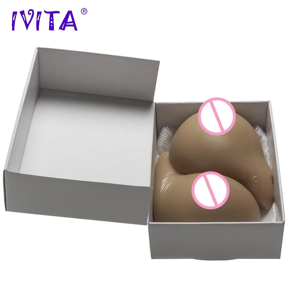 IVITA 3200 г спиральные накладные груди искусственные силиконовые формы для