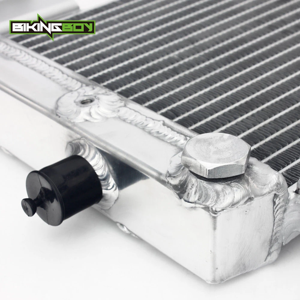 BIKINGBOY Polished ATV Engine Radiator Water Cooling for KAWASAKI KVF 700 Prairie KFX700 2004 2005 2006 2007 2008 2009 Cooler | Автомобили