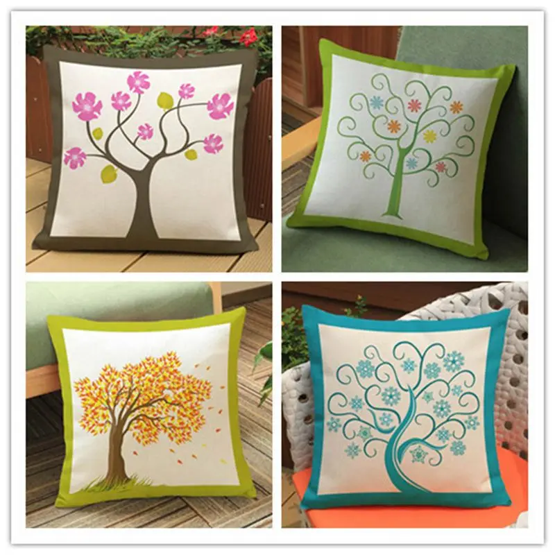 Hope Tree ретро домашний декор наволочка чехол для дивана хит продаж Funda De Cojines