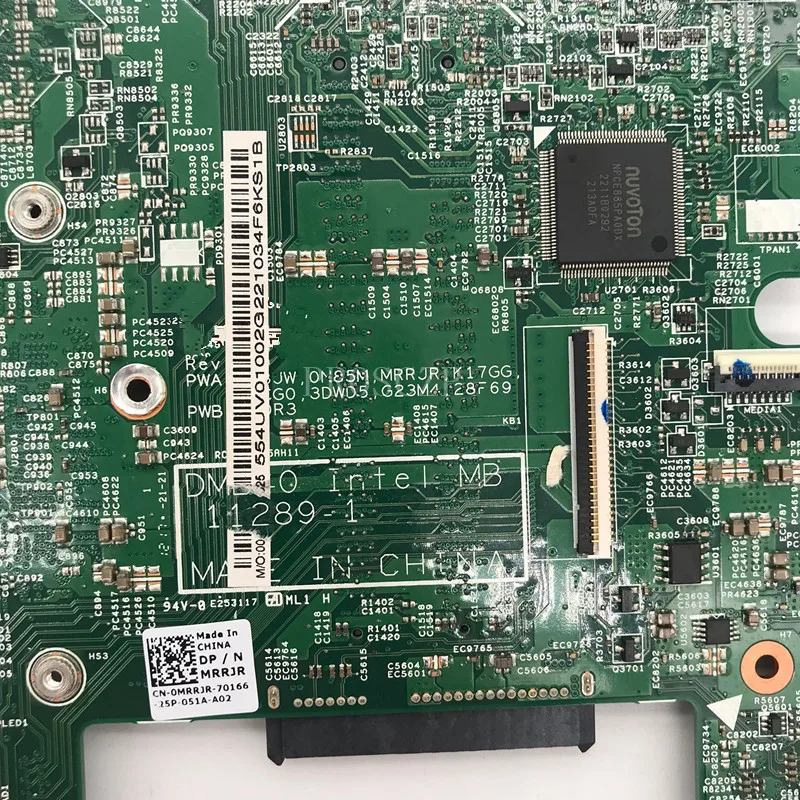 Бесплатная доставка для Inspiron 5423 материнская плата ноутбука CN-0MRRJR 0MRRJR 11289-1 с