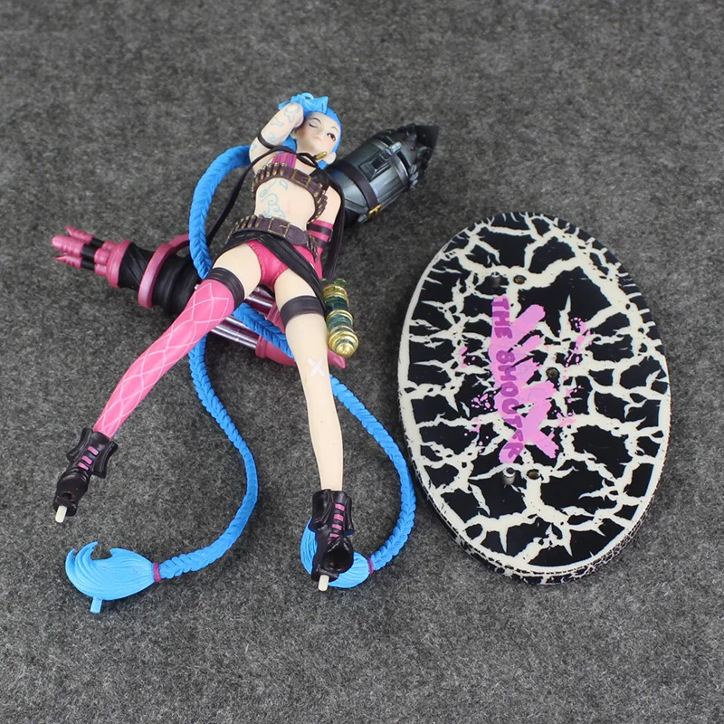 Jinx свободная пушка стоящая Ver. Фигурку 1/6 Масштаб Окрашенные Модель Кукла игра PVC