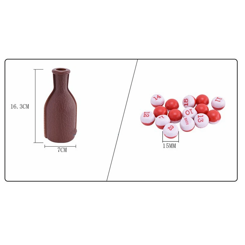 Kelly Pool Shaker Plastic Bottle with Marbles for Billiards Table Game -Dice & | Спорт и развлечения