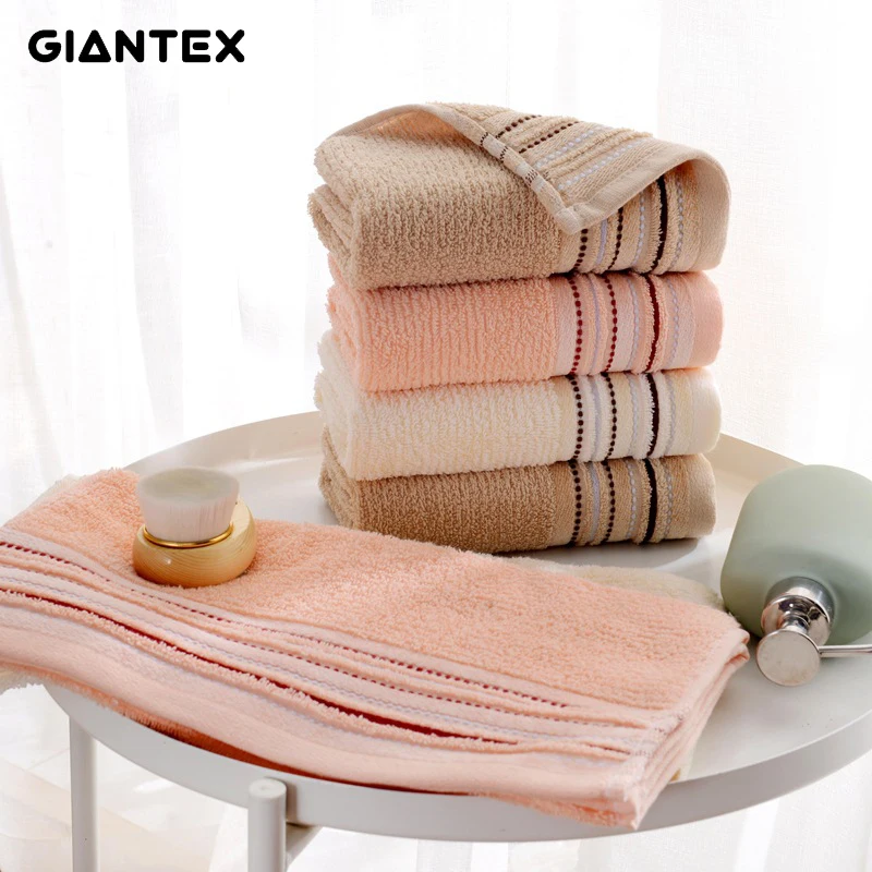 GIANTEX Мягкое хлопковое полотенце для лица супер впитывающие полотенца ванной
