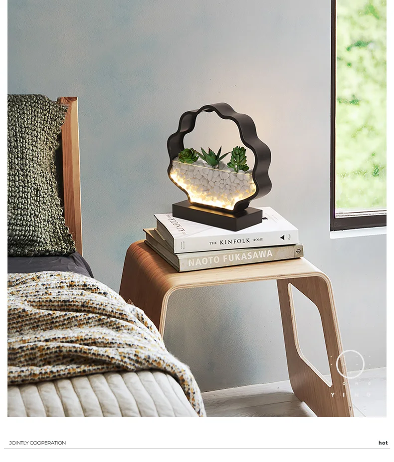 Скандинавская настольная лампа креативный Романтический светодиодный