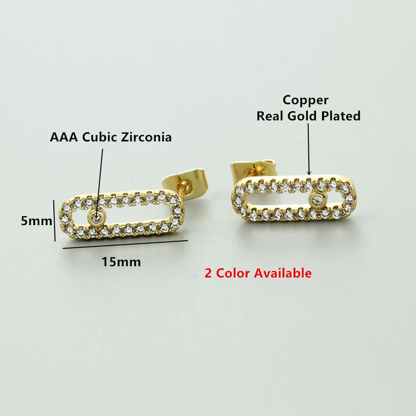 Знаменитый бренд Micro инкрустированные серьги из циркона для женщин девушек