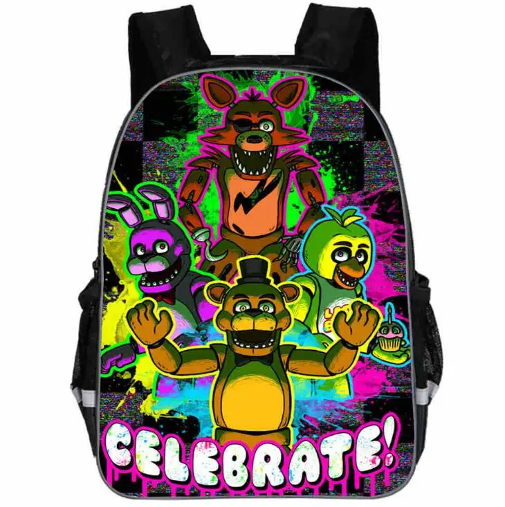 Рюкзак FNAF с принтом для мужчин и женщин повседневные школьные ранцы ноутбука в