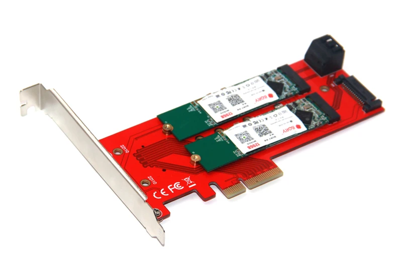 SATA 15Pin Power 2 подключение материнской платы PCIE к адаптеру M2 X4 1 порту M Key NVMe M.2 + порта B