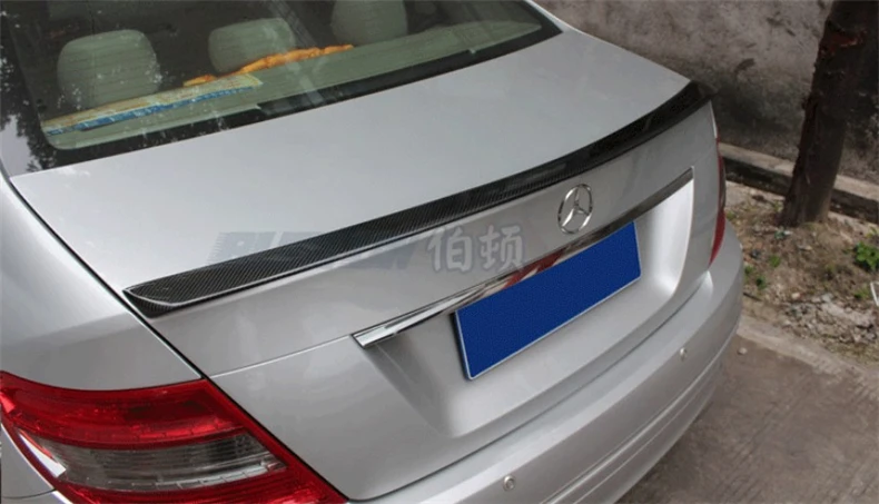 Спойлер из углеродного волокна для Mercedes Benz C Class W204 C63 Coupe 2 Door 2010 2014 спойлеры