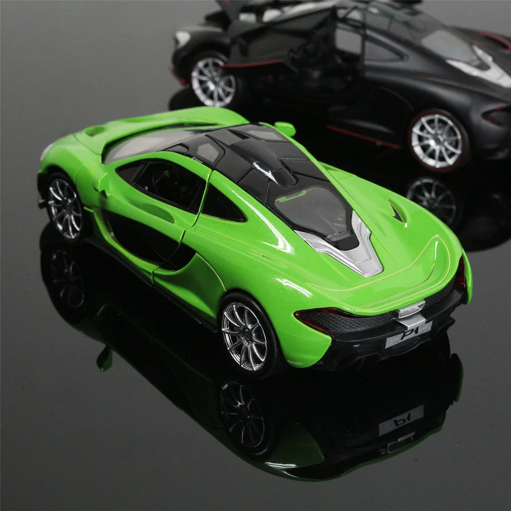 1:32 коллекционные модели автомобилей Yellow McLaren P1 литой Сплав модель автомобиля
