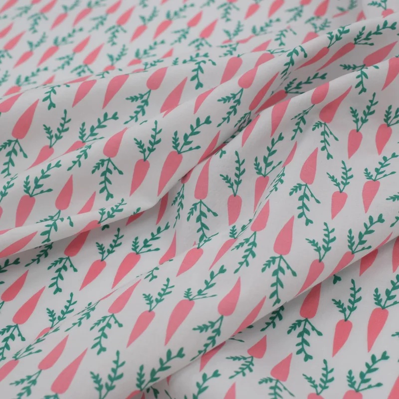 2018 Новая розовая морковь реактивное окрашивание натуральная хлопчатобумажная