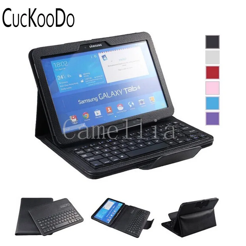 CucKooDo для Samsung Galaxy Tab 4 10 1 Ultra(SM-T530) -Съемная Беспроводная Bluetooth подставка клавиатуры
