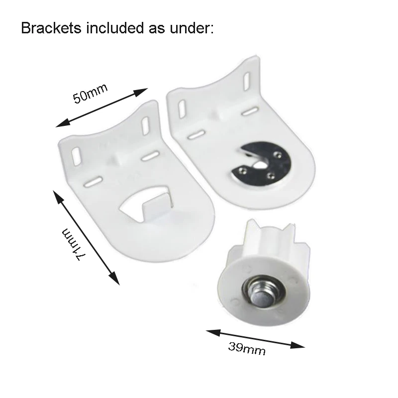 Мотор трубчатый Dooya DM25TE 1.5n работает с wifi Alexa 433MHZ 100V-240V подходит для 38мм трубы электрического моторизованного роллета.
