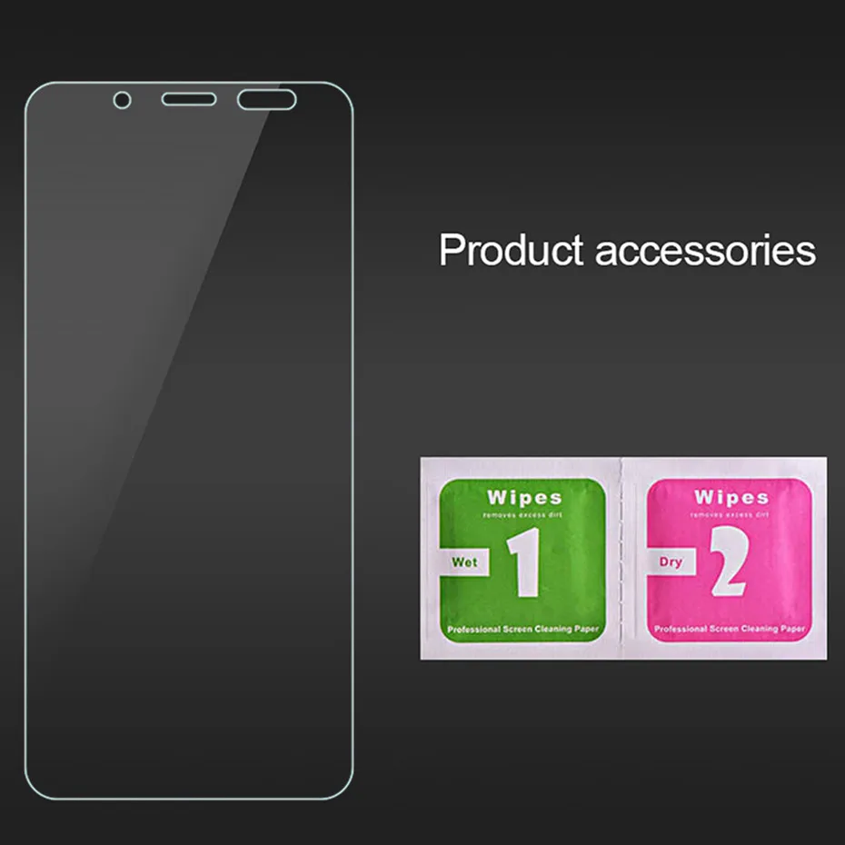 Закаленное Стекло чехол для huawei Honor 7A 7C Pro Y6 Y7 Y9 Y5 Prime 2018 Secren протектор 9 H защита на