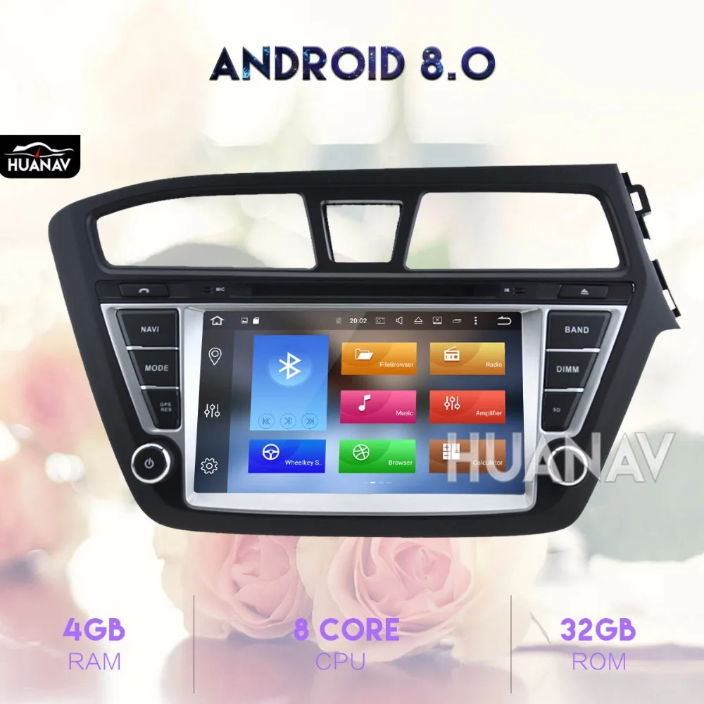 Автомобильный радиоприемник 2 din Android автомобильный DVD GPS навигатор для HYUNDAI I20 2014