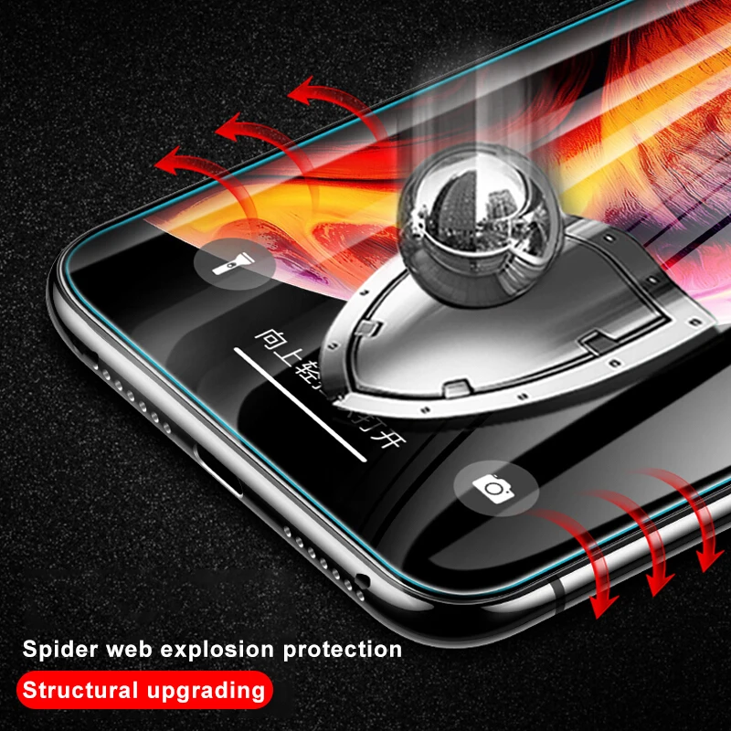 AOXIN 12D Curved Full Cover Screen Protector For Apple iPhone X XR Xs Max 6 S 6s 7 8 Plus 3D Soft TPU Film (Not Tempered Glass ) | Мобильные