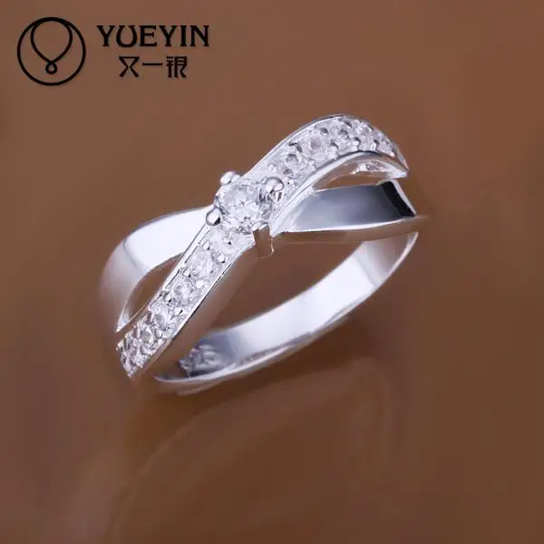 R162 Silver plated new design finger ring for lady Factory price wholesale|ring resin|ring cabochonring beautiful |