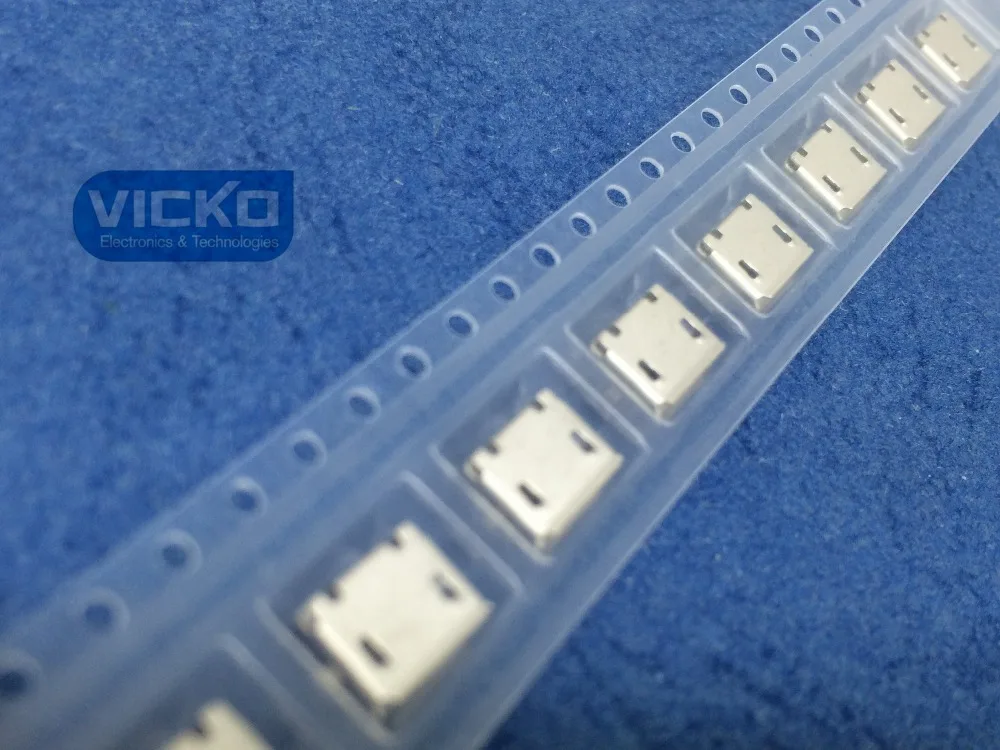 [VK] 10 шт./лот Micro USB Тип B разъем 5Pin SMT G18 Разъем Порт PCB плата Зарядка Бесплатная