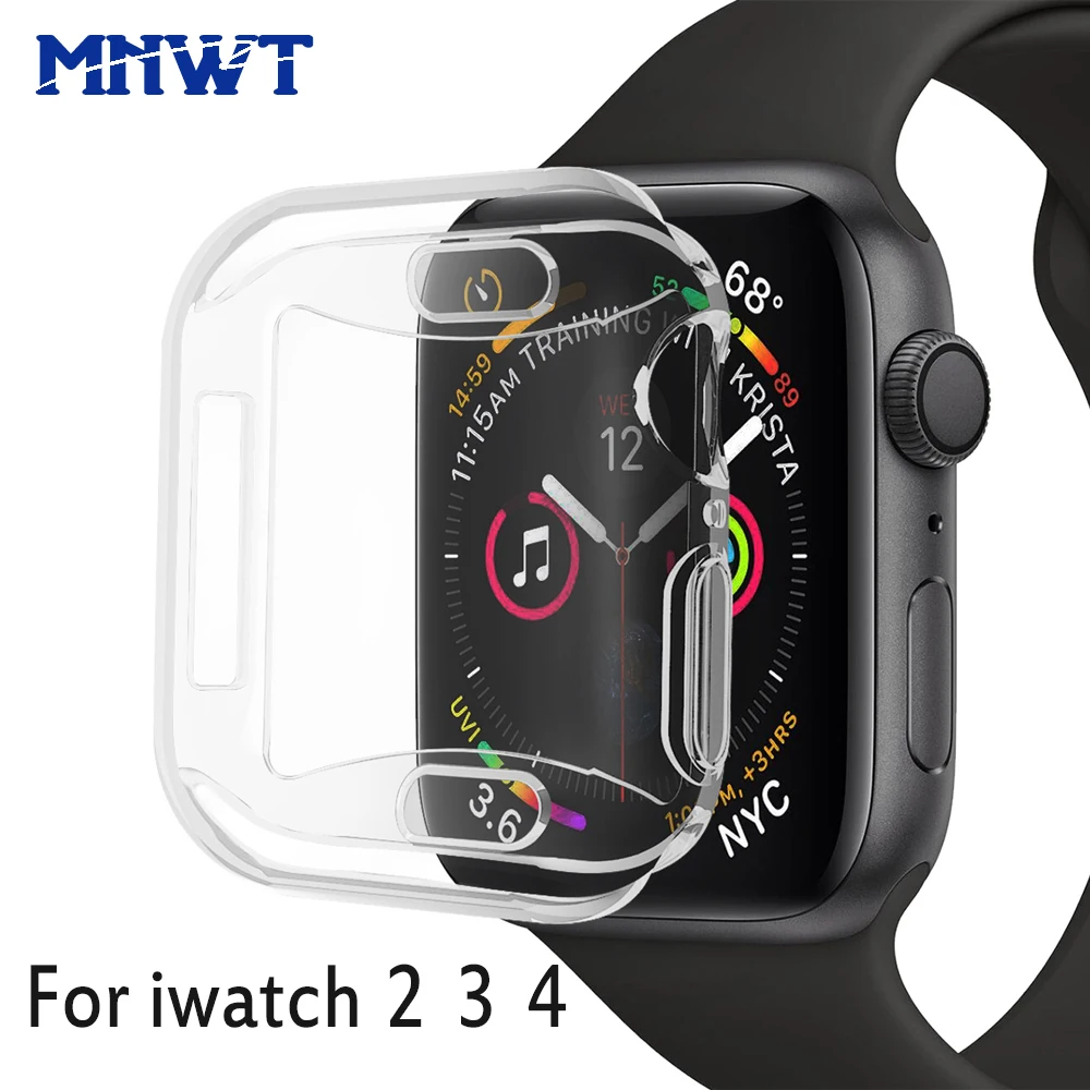 Чехол для часов MNWT Apple Watch 4 чехол 44 мм 40 серия 3 2 мягкие тонкие из термополиуретана