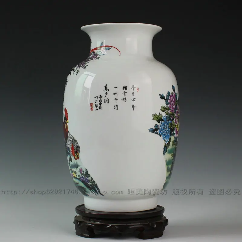Керамическая ваза Jingdezhen в виде розы фарфоровая восковая тыква флакон фигурка