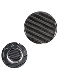 Для Audi A4L A4 B9 2017 2018 углеродное волокно Стайлинг автомобиля Центральная панель управления переключателем мультимедийный переключатель ручка крышка наклейка