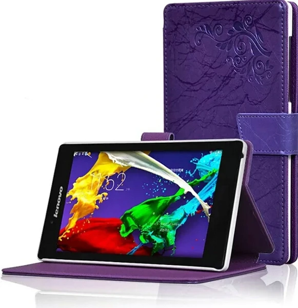 Высококачественный Роскошный чехол книжка с модным принтом для Lenovo Tab 2 Tab2 A7 30 30HC