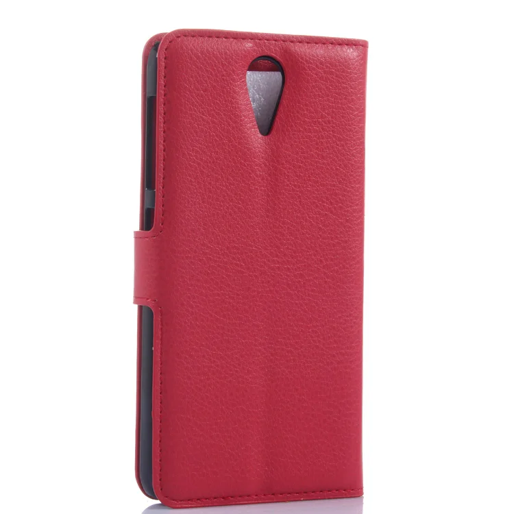 Red Кожаный чехол-кошелек для htc Desire 620 816 816g 820 820G 620G Desire 820 Mini Filp, чехол-держатель для карт, силиконовый чехол - Цвет: Red