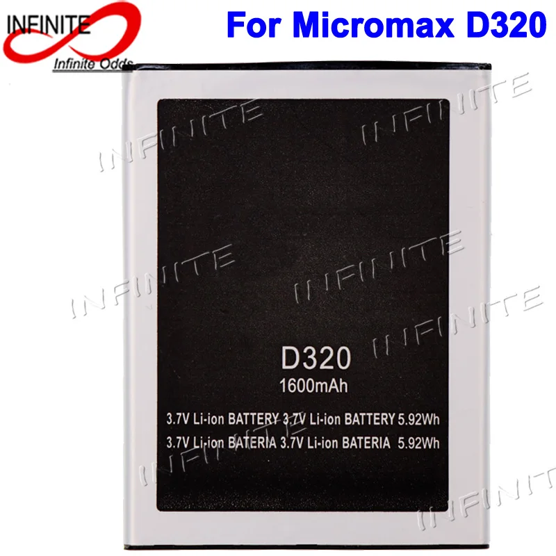 

Аккумулятор 1600 мА · ч аккумулятор высокого качества для FMicromax D320