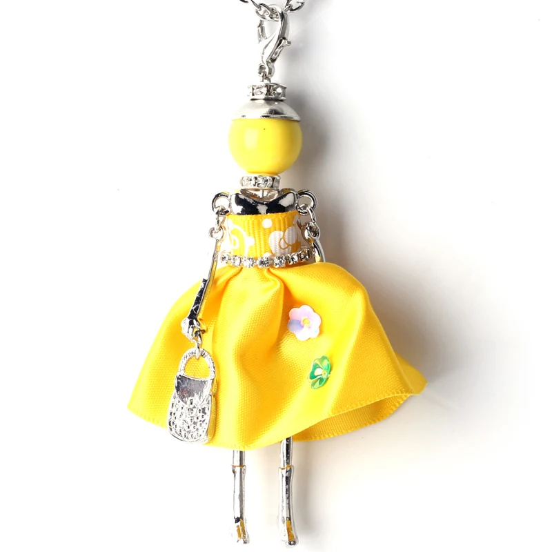 Массивное ожерелье для куклы платье ручной работы кулон французской новинка 2017