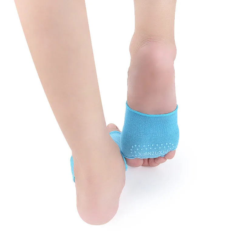 Для женщин половину ладони Йога носки быстросохнущая Durab бальных танцев