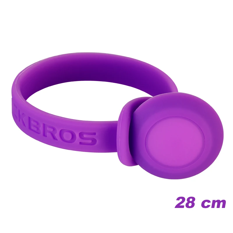 Purple 28cm ROCKBROS водостойкий для горного велосипеда дорожный велосипед светодиодный фонарик многофункциональный велосипедный фонарь сигнальный задний фонарь зажим для штанов пояс духовности - Цвет: Purple 28cm