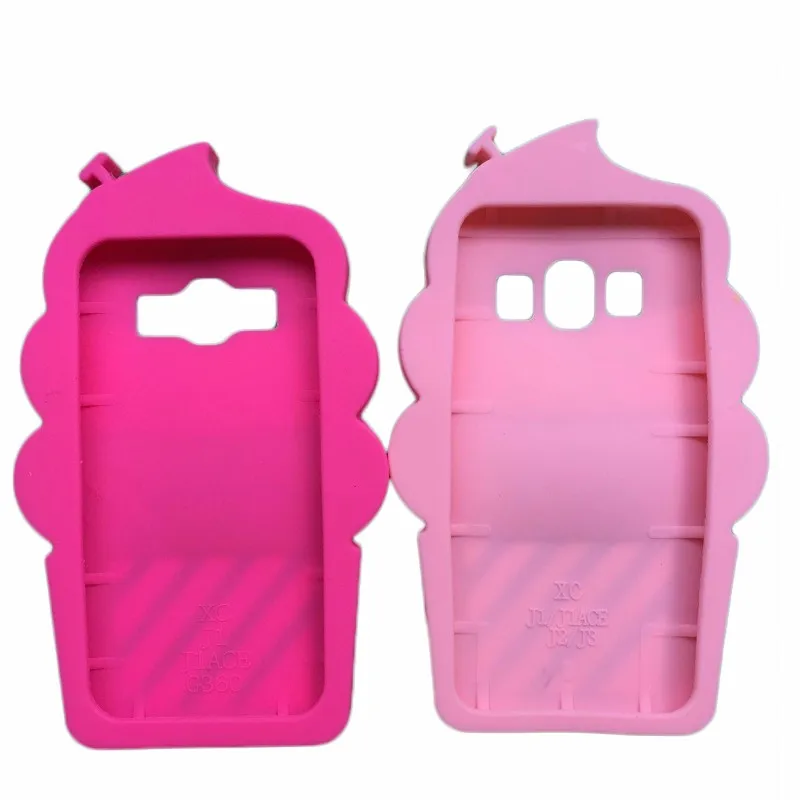 3D Ice Cream Soft Silicone Case For Samsung Galaxy J1 Ace Mini J2 J3 J5 J7 2017 2016 J320 J510 J710 J720 Phone Back Cover |