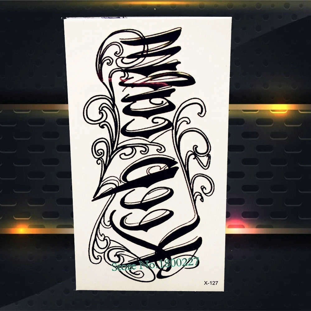 1 шт. водопереводной временный тату цепочки с сердечком дизайн PAQ 092 ЭКГ паста узор