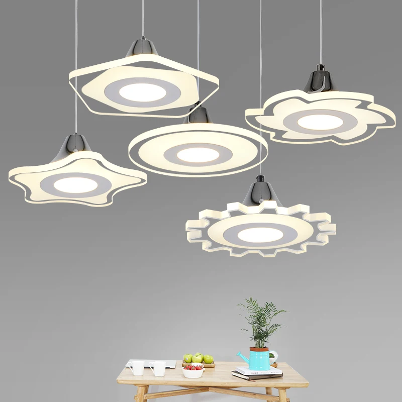 

Restaurant, modern minimalist style single head, three head dining room lamp, Nordic style