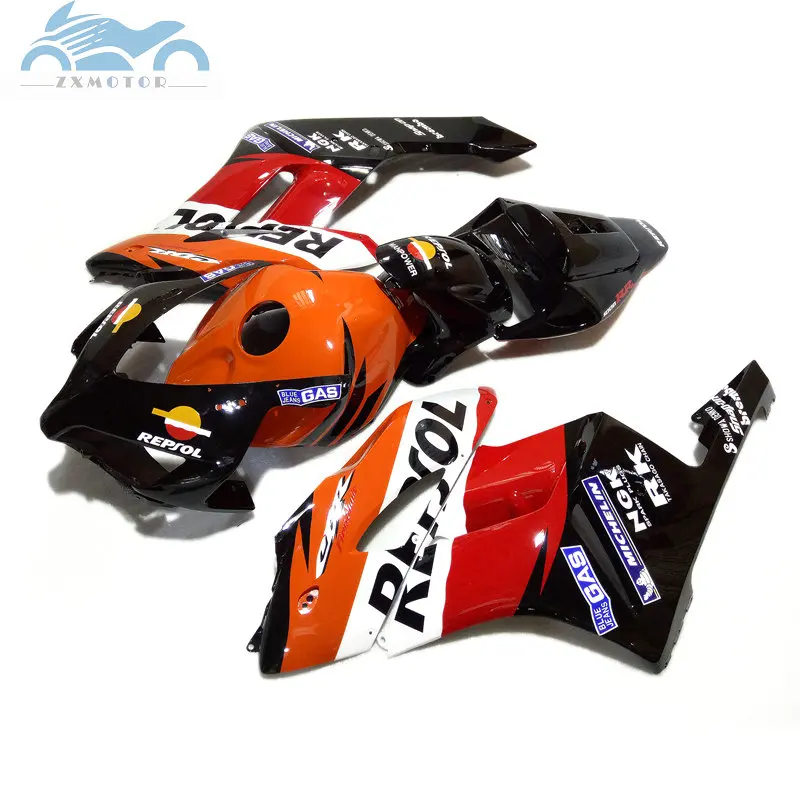 100% Обтекатели для литья под давлением 2004 2005 CBR 1000 RR желто-черные CBR1000RR 04 05 ремонта