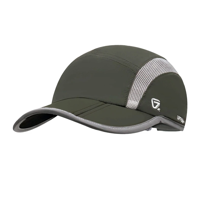 Army green Boundless Voyage унисекс быстросохнущая Кепка наружная Регулируемая солнцезащитная Кепка легкая спортивная шапка BVH02 - Цвет: Army green