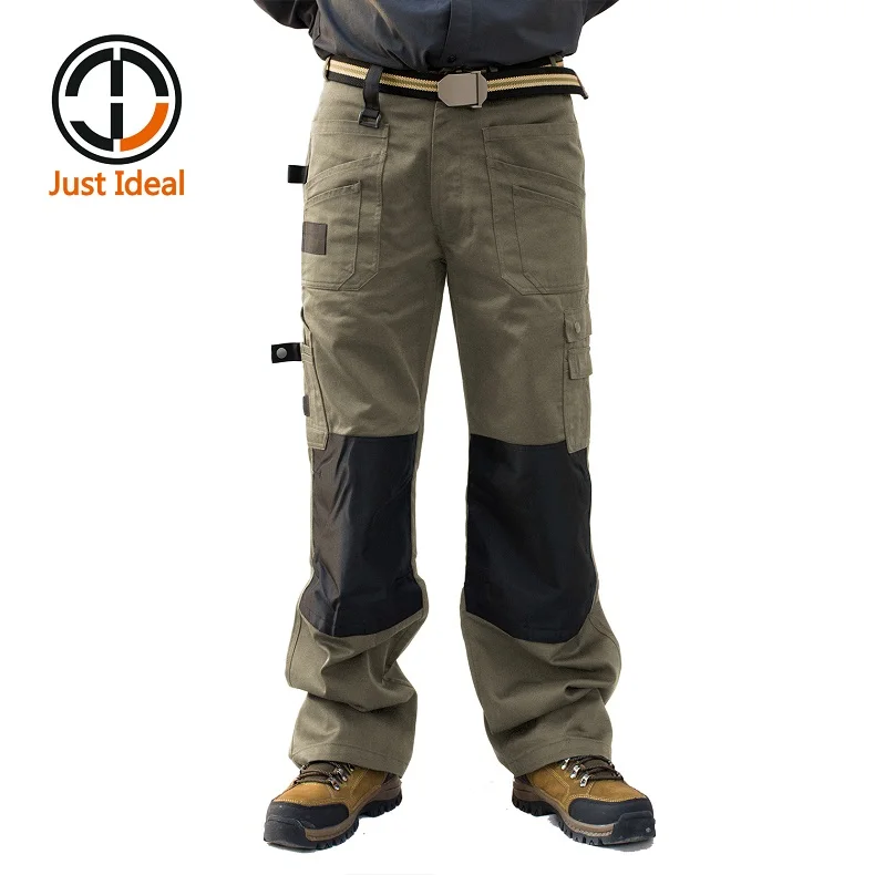 ID632-5 Khaki Новинка, повседневные штаны, тактические, военные, Оксфорд, водонепроницаемые, много карманов, брюки-карго, плюс размер, ID632 - Цвет: ID632-5 Khaki