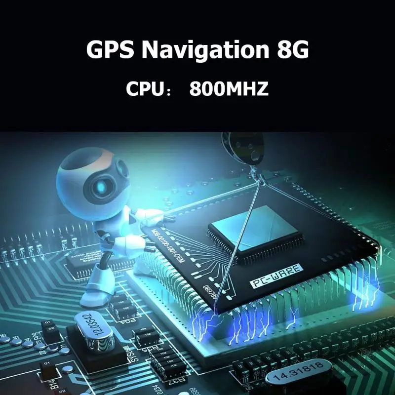 7 дюймов Автомобильный gps навигатор карта 256 МБ+ 8 Гб грузовой автомобиль портативный gps навигатор резистор экран гладкий сенсорный хорошее использование