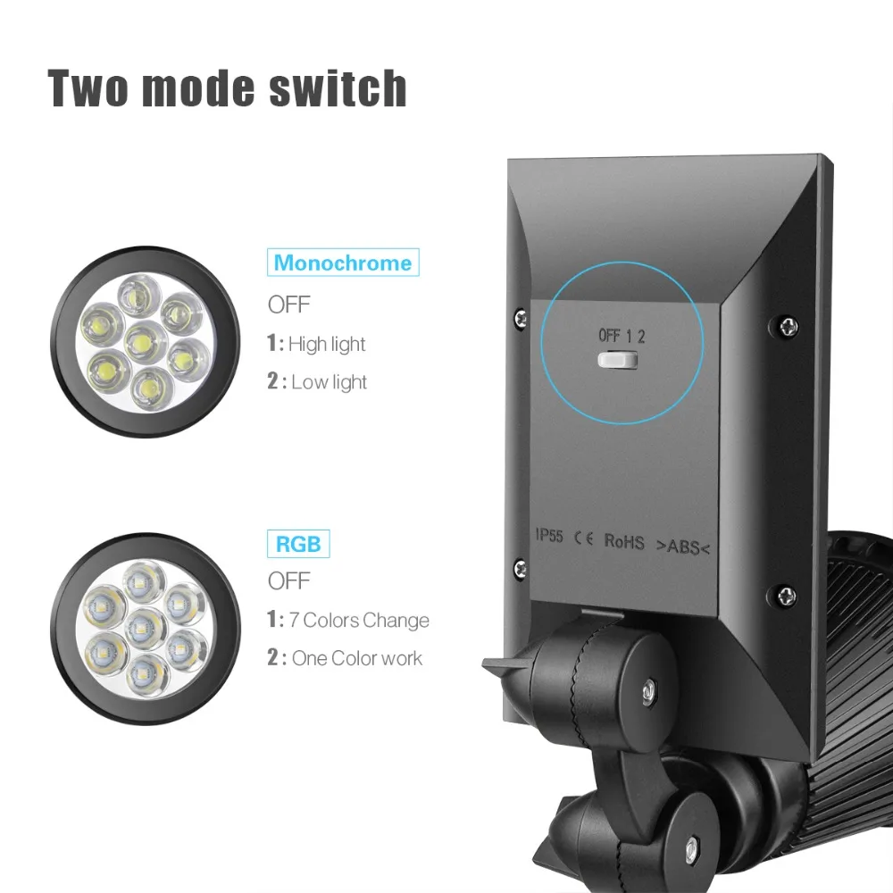 Точечный светильник на солнечной батарее уличсветильник садовый Ландшафтный