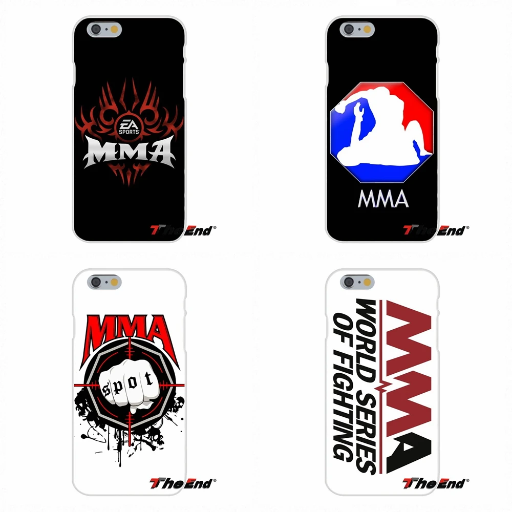 For Samsung Galaxy S3 S4 S5 MINI S6 S7 edge S8 Plus Note 2 3 4 5 Soft Silicone Cell Phone Case The MMA logo mixed martial | Мобильные