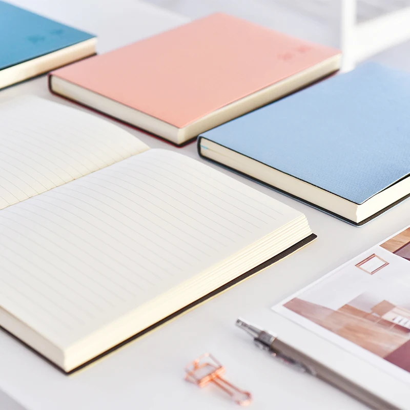 Notepad creative leather notepad minimalist student diary a5 lined book | Канцтовары для офиса и дома