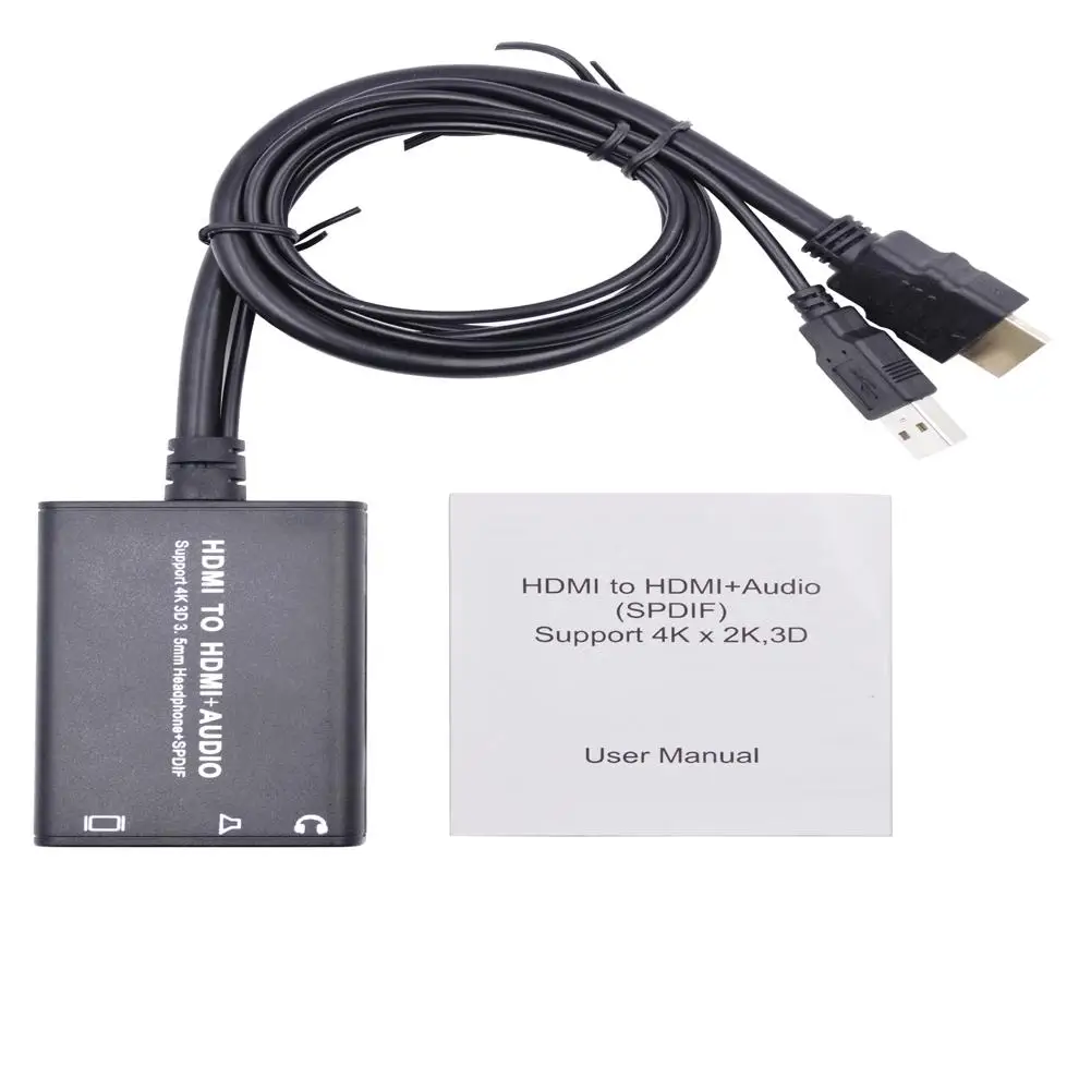 HDMI аудио сплиттер адаптер Hdmi экстрактор к и оптический TOSLINK SPDIF + 3 5 мм стерео