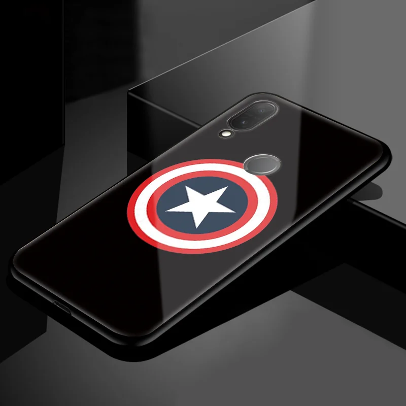 3quanmdz Чехол из закаленного стекла Venom iron man Marvel для huawei P20 Lite P Smart P9 P10 Plus Pro mate 20 Pro 10 Lite TPU Y9 чехол - Цвет: 3quanmdz