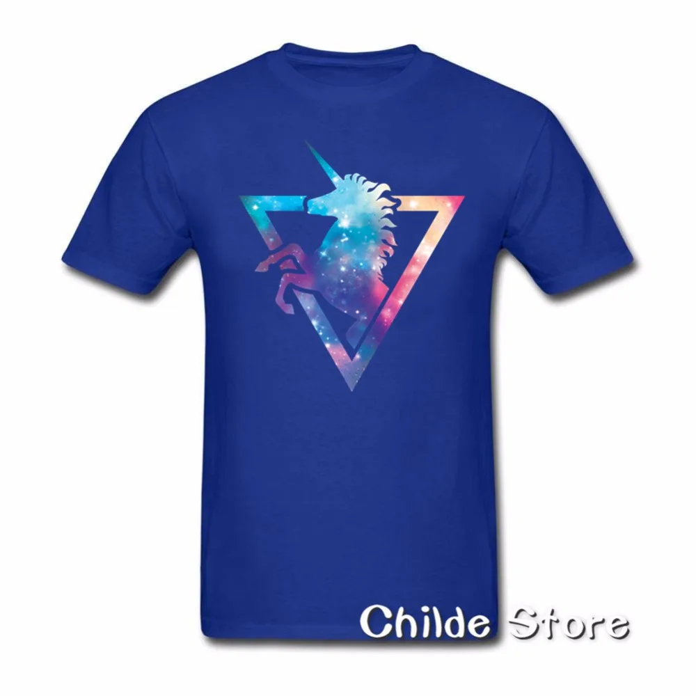 2018 Новое поступление ограниченной Мода Короткие трикотажные Единорог Camisetas