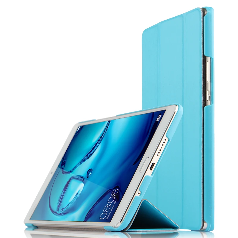 Тонкий чехол-книжка из искусственной кожи с подставкой чехол для Huawei MediaPad M3