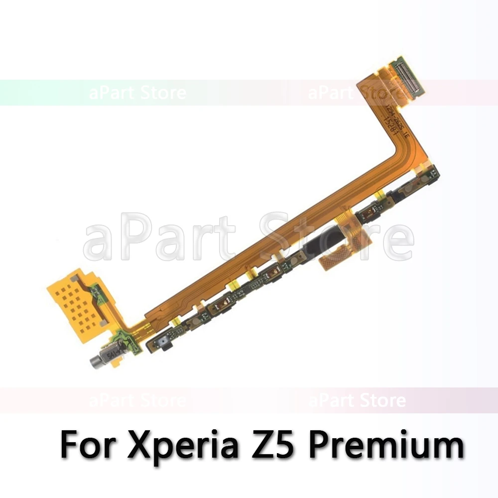 Для sony Xperia Z Z1 Z2 Z3 Z4 Z5 Compact Premium Plus док-станция для зарядки с ЖК-разъемом, запасной гибкий кабель для боковой кнопки громкости