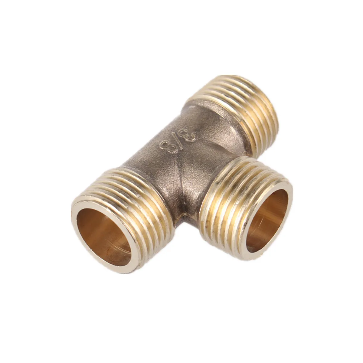 3 сторонний тройник Т образной формы 1/8 &quot1/4&quot 3/8 &quot1/2&quot BSP латунный фитинг для